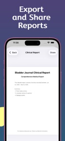 Bladder Journal: Diary Tracker screenshot