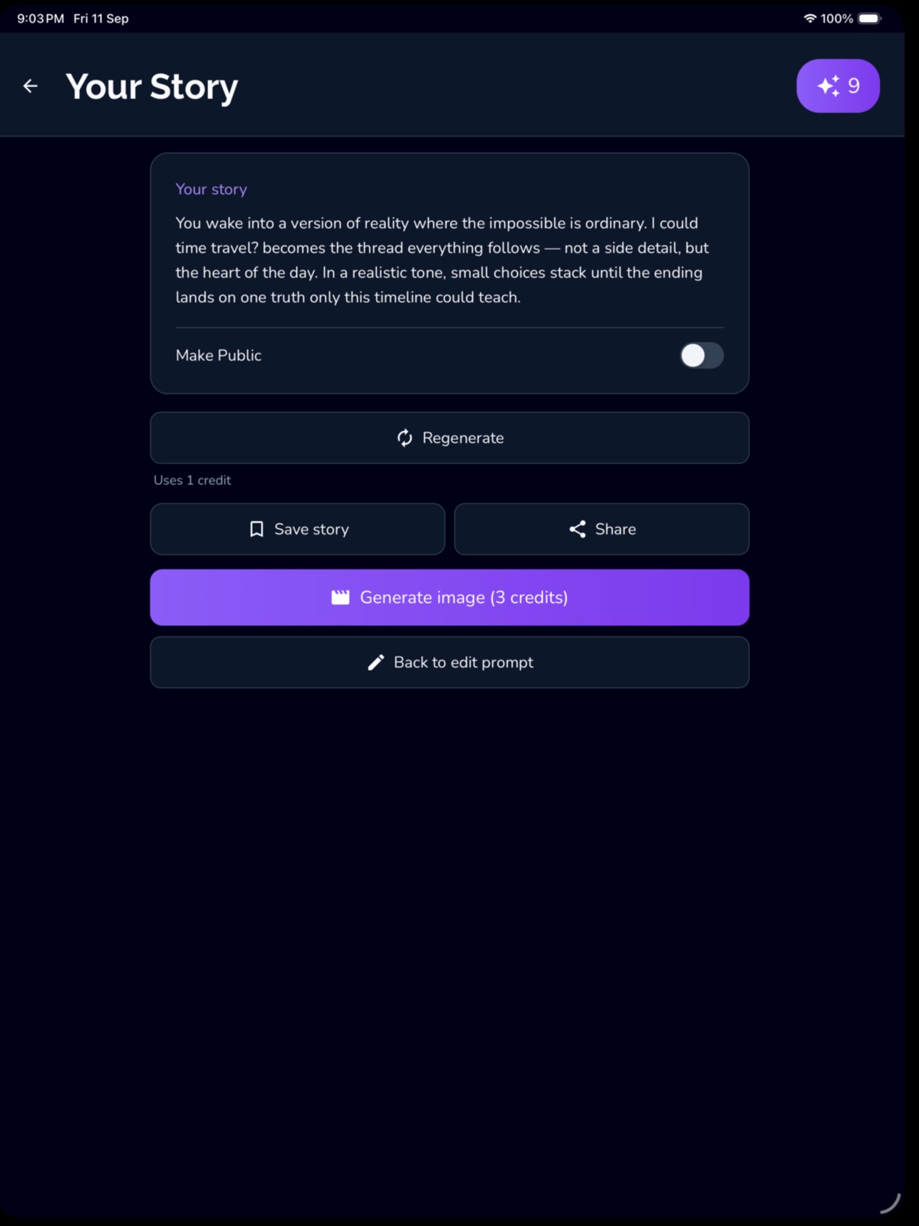 Screenshot 7 of WhatIf: AI Story Generator