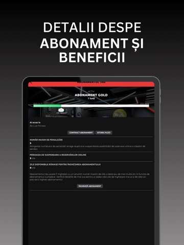 Be Live Fitness Center iPad screenshot