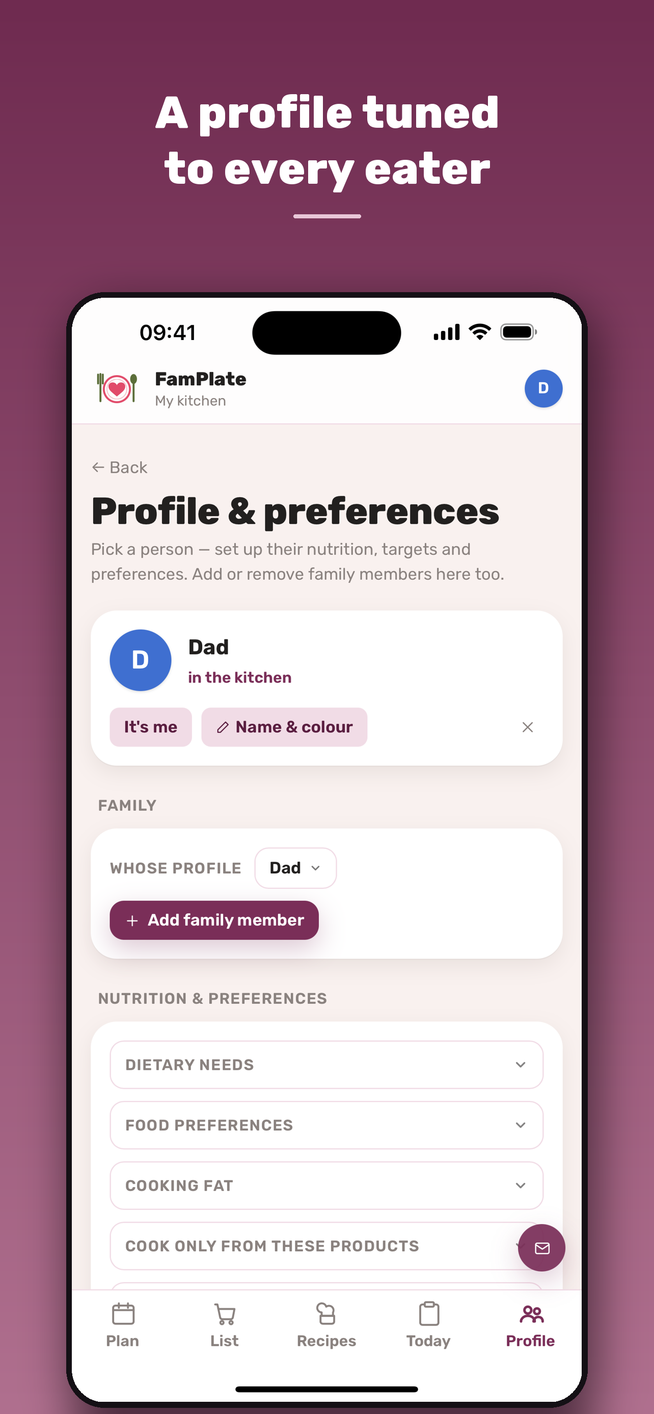 FamPlate: Family Kitchen screenshot 5