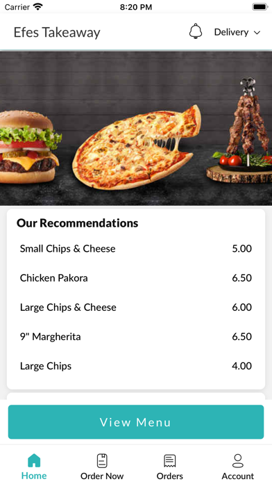 Efes Takeaway Screenshot