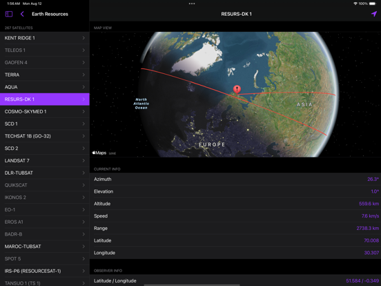 Screenshot #5 pour PulseSat Satellite Tracker