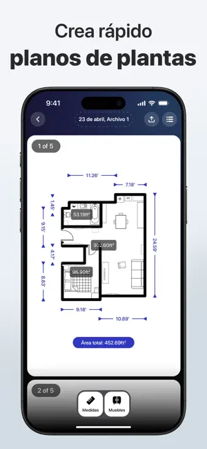 3D Snap: Cinta Métrica y Regla iPhone screenshot 3