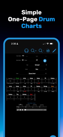 Drum Chart Builder: Charts App Screenshot 4 of 10