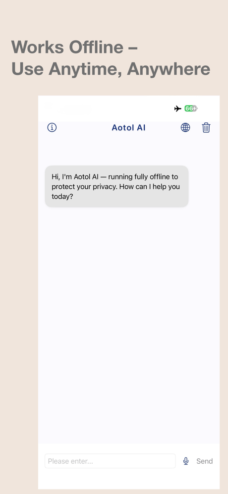 Aotol AI -Private On-Device AI screenshot 1