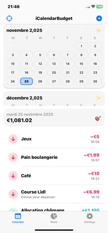 iCalendarBudget screenshot