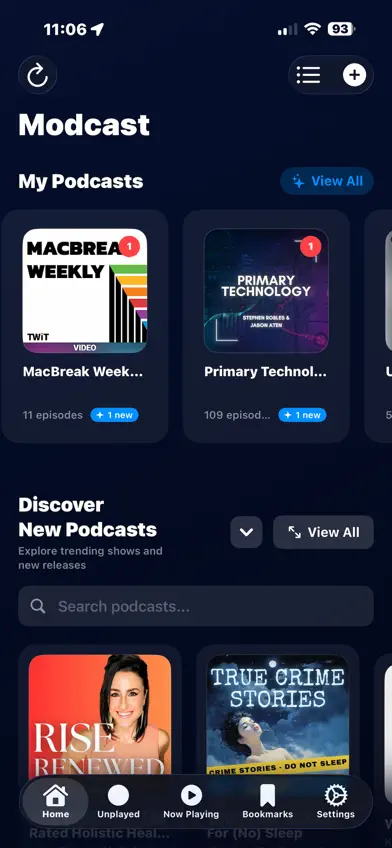 Modcast - Podcast Player screenshot 2
