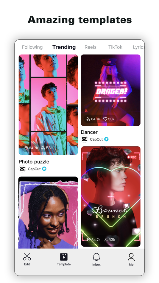 #1. CapCut: Photo & Video Editor (iOS) Oleh: Bytedance Pte. Ltd