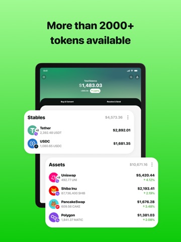 Wigwam: Crypto Web3 Wallet iPad screenshot