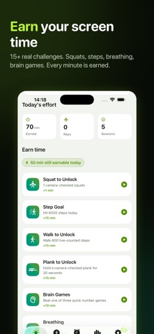 Dopi: Earn Your Screen Time iPhone screenshot