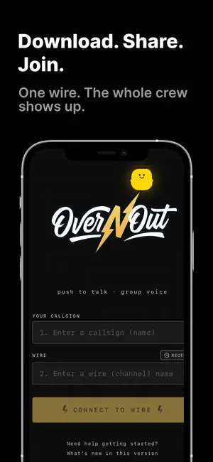 Over-N-Out: Walkie Talkie screenshot 1