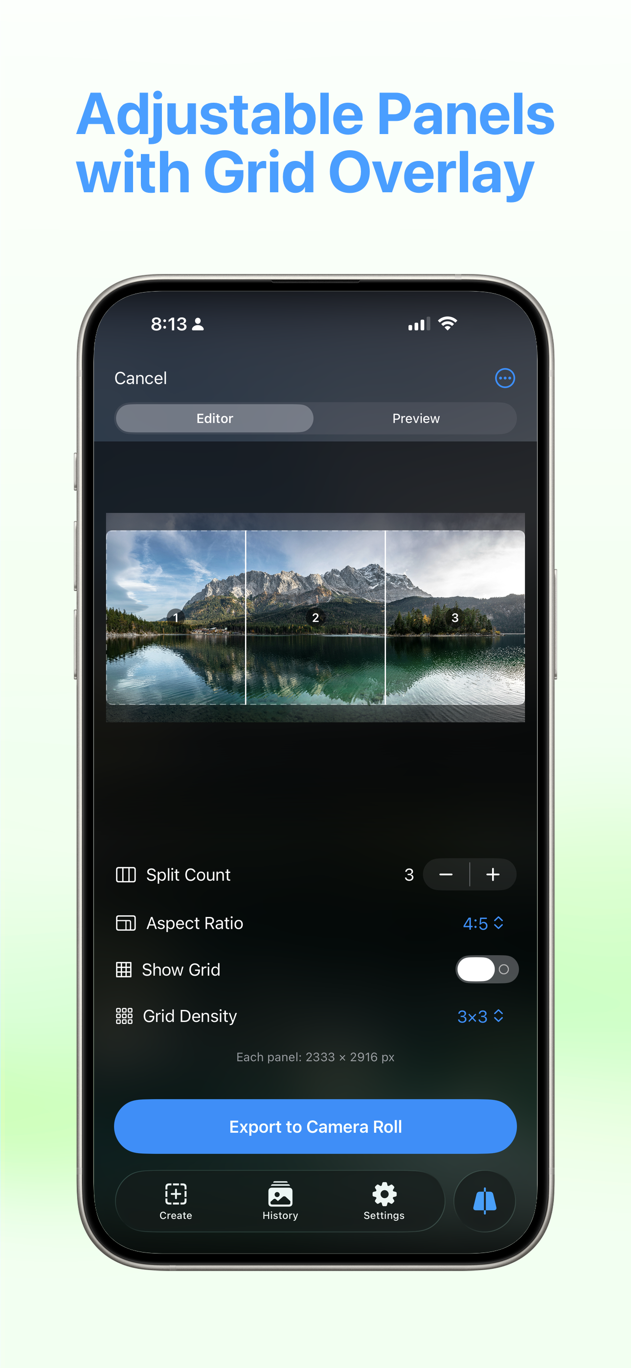Splitscapes: Photo Carousel screenshot 4