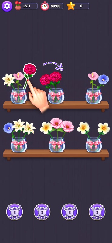 Flower Merge - Blossom Games screenshot 2
