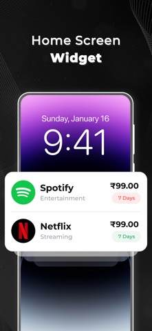 Trackify-Subscription Reminder screenshot
