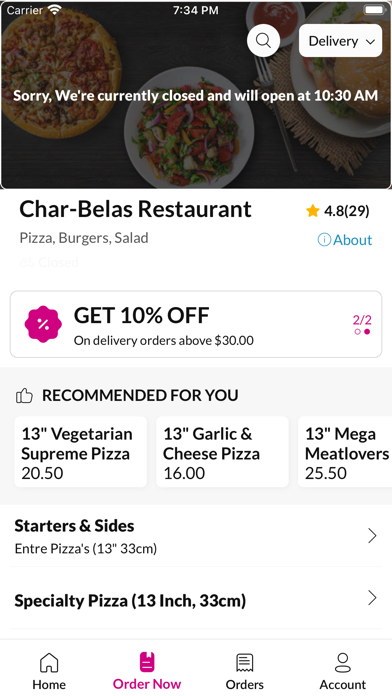Char Belas Restaurant Screenshot