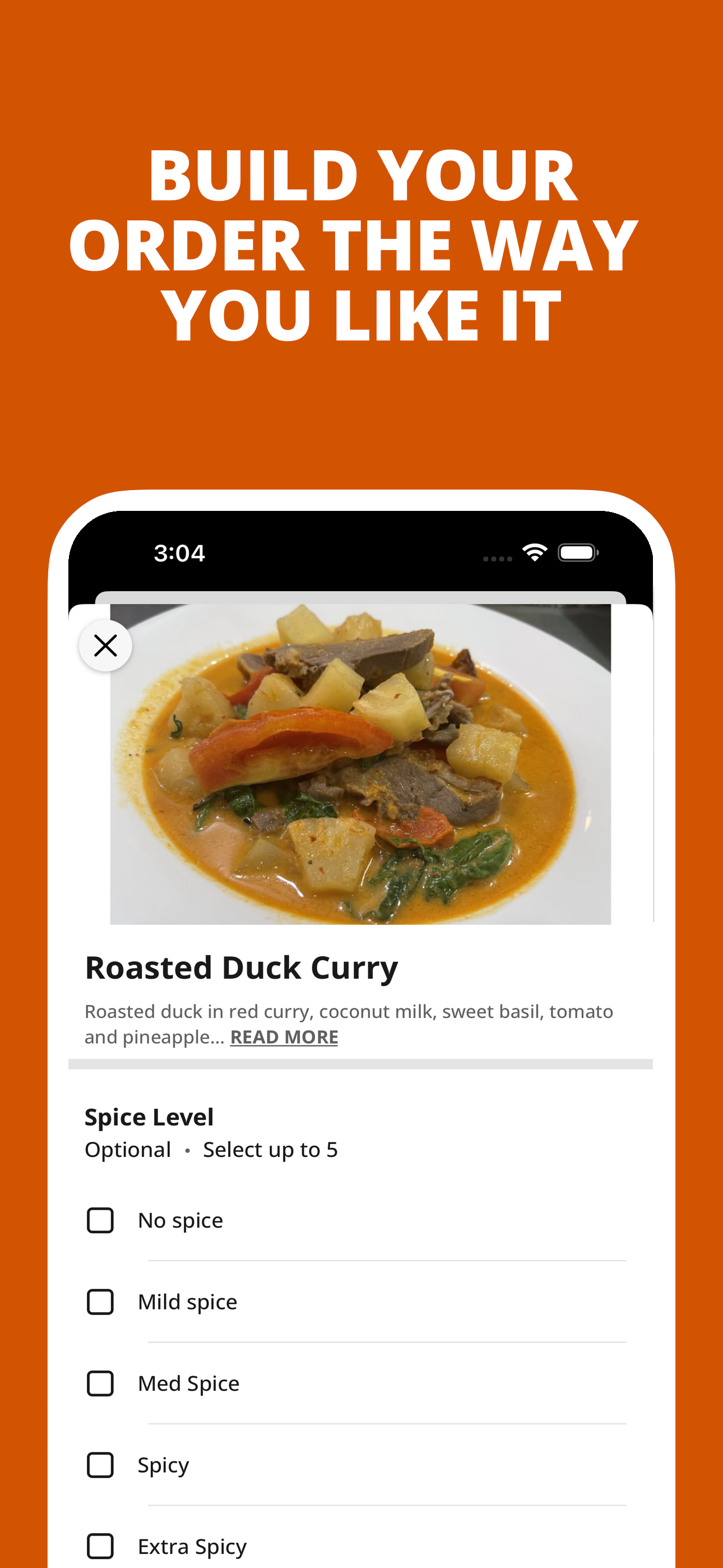 Kao Sook Thai Cuisine App screenshot 2