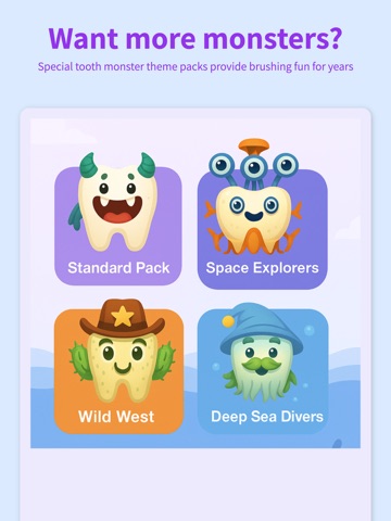 Toothbrush Timer: Monster Hunt iPad screenshot
