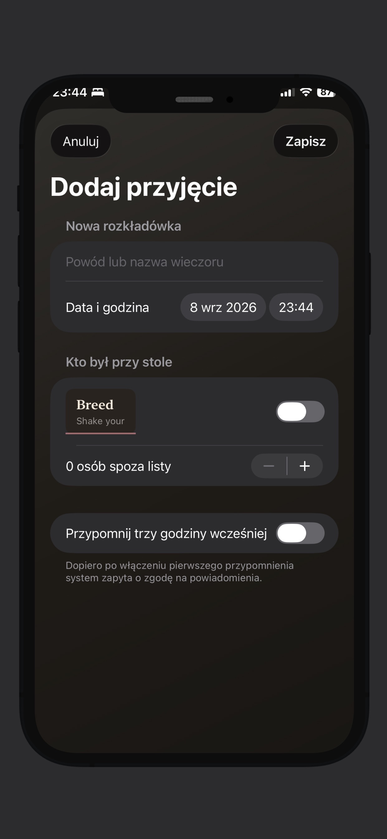 Screenshot 4 of Księga Gości: Nakryj