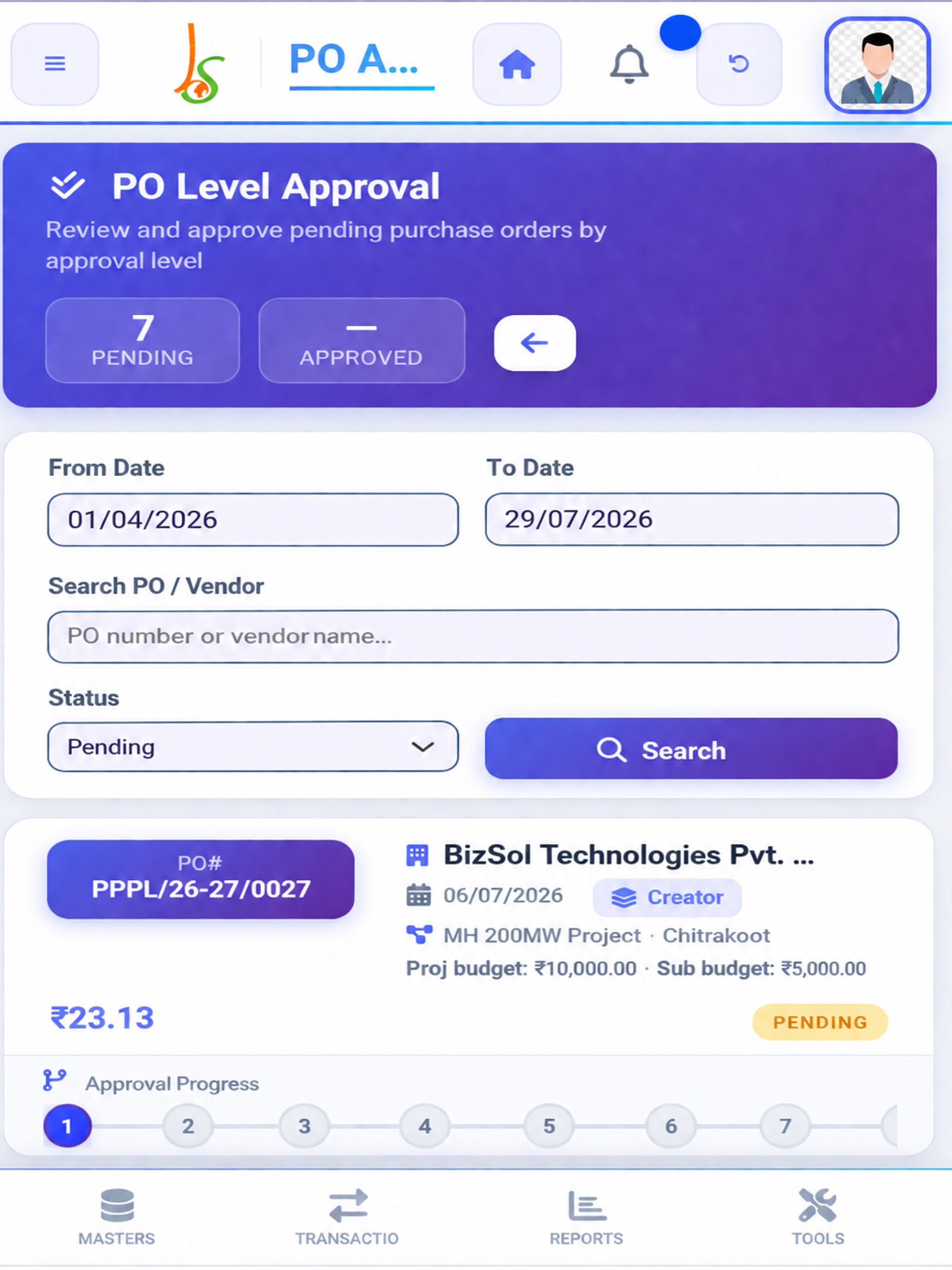 BizSol ERP screenshot 6