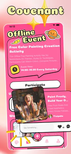 Blozi - Create, Chat, Share screenshot 1