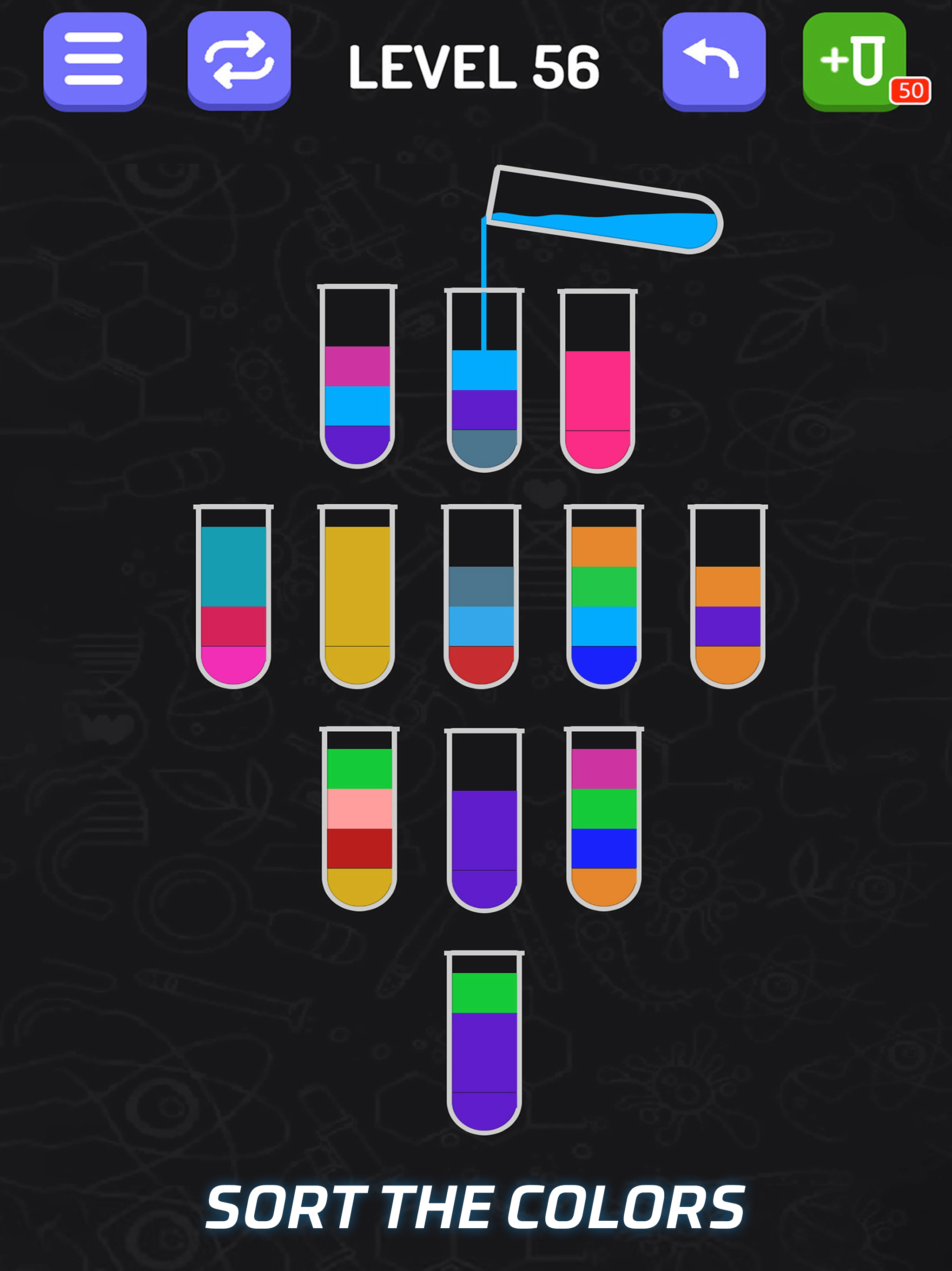 Water Flow Color Sort Puzzle screenshot 7