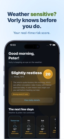 Vorly – Weather Sensitive Screenshot 1 of 6
