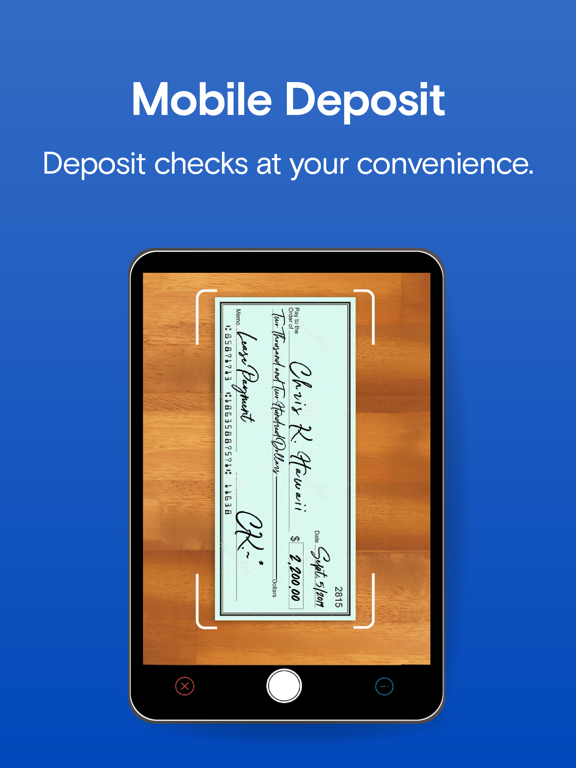 Bank Of Hawaii Mobile App iPad screenshot 4 - Finance app