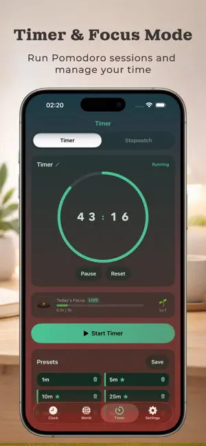Flipora: Flip Clock & Alarms screenshot 3
