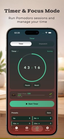 Flipora: Flip Clock & Alarms Screenshot 3 of 10