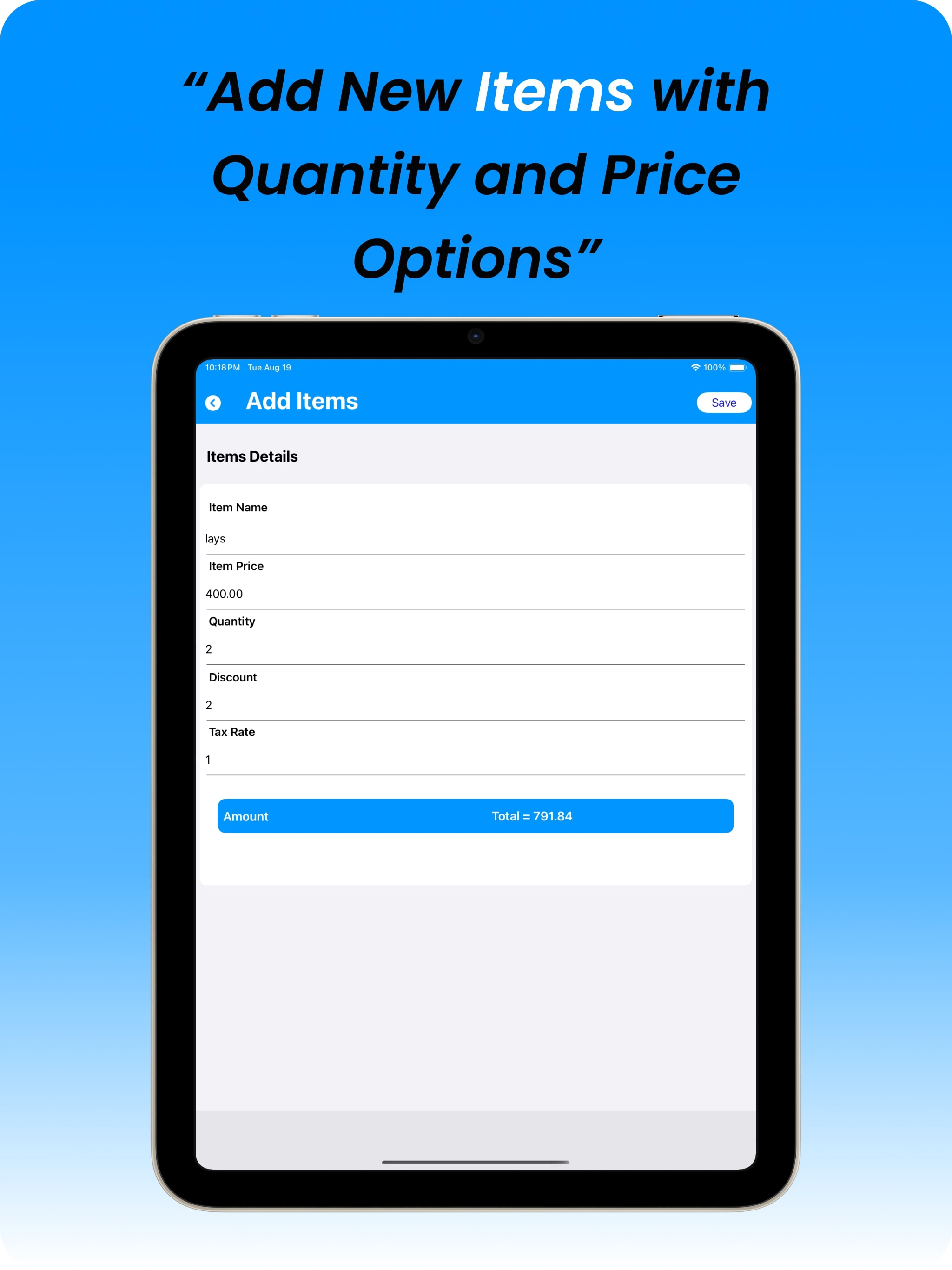Simple Invoice - Receipt Maker
