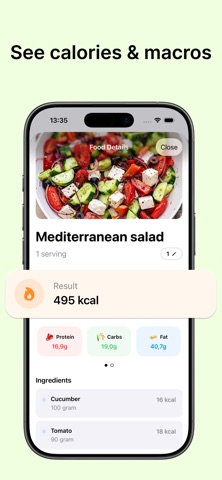CalorieAI+ screenshot
