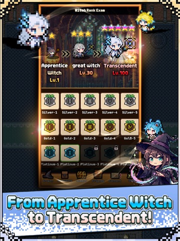 Legend of Witch : Idle RPG iPad screenshot