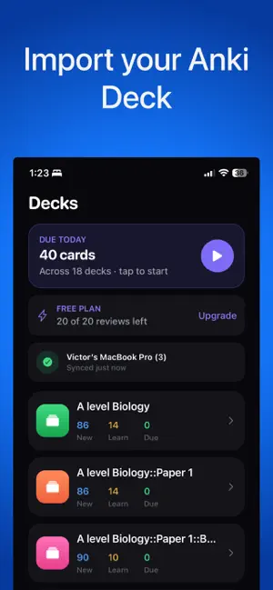 Anki Flashcards by Renki screenshot 3