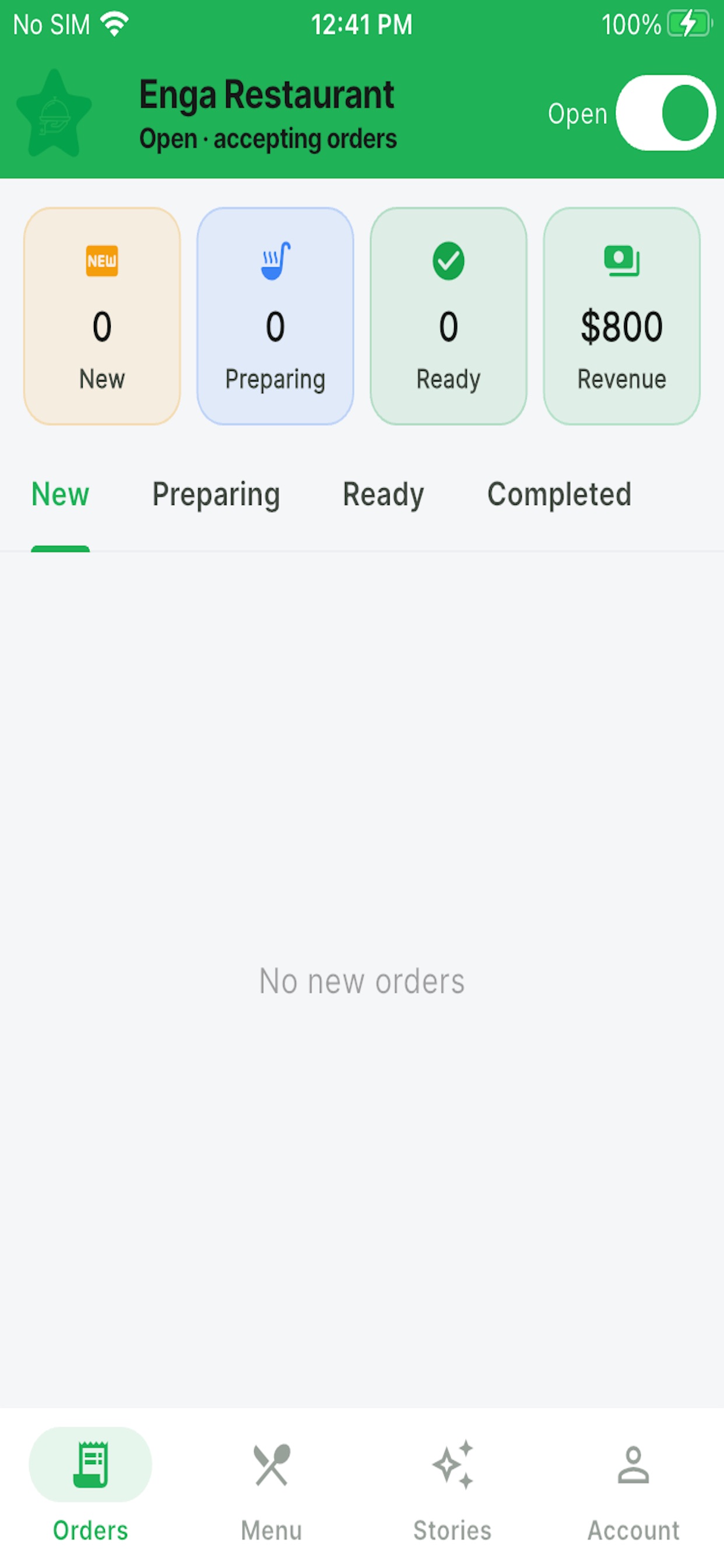 Screenshot 1 of FoodStar Partner