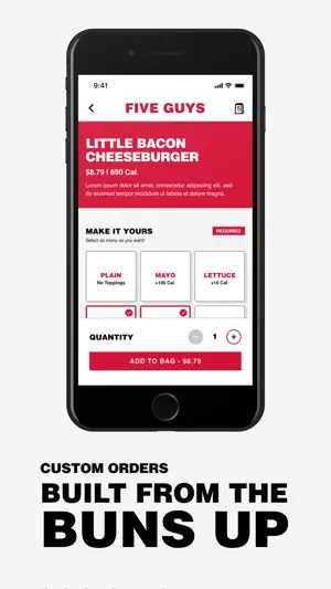 Five Guys Burgers & Fries screenshot 4