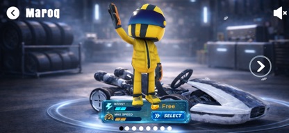 Winter Kart Racing 3D screenshot 6