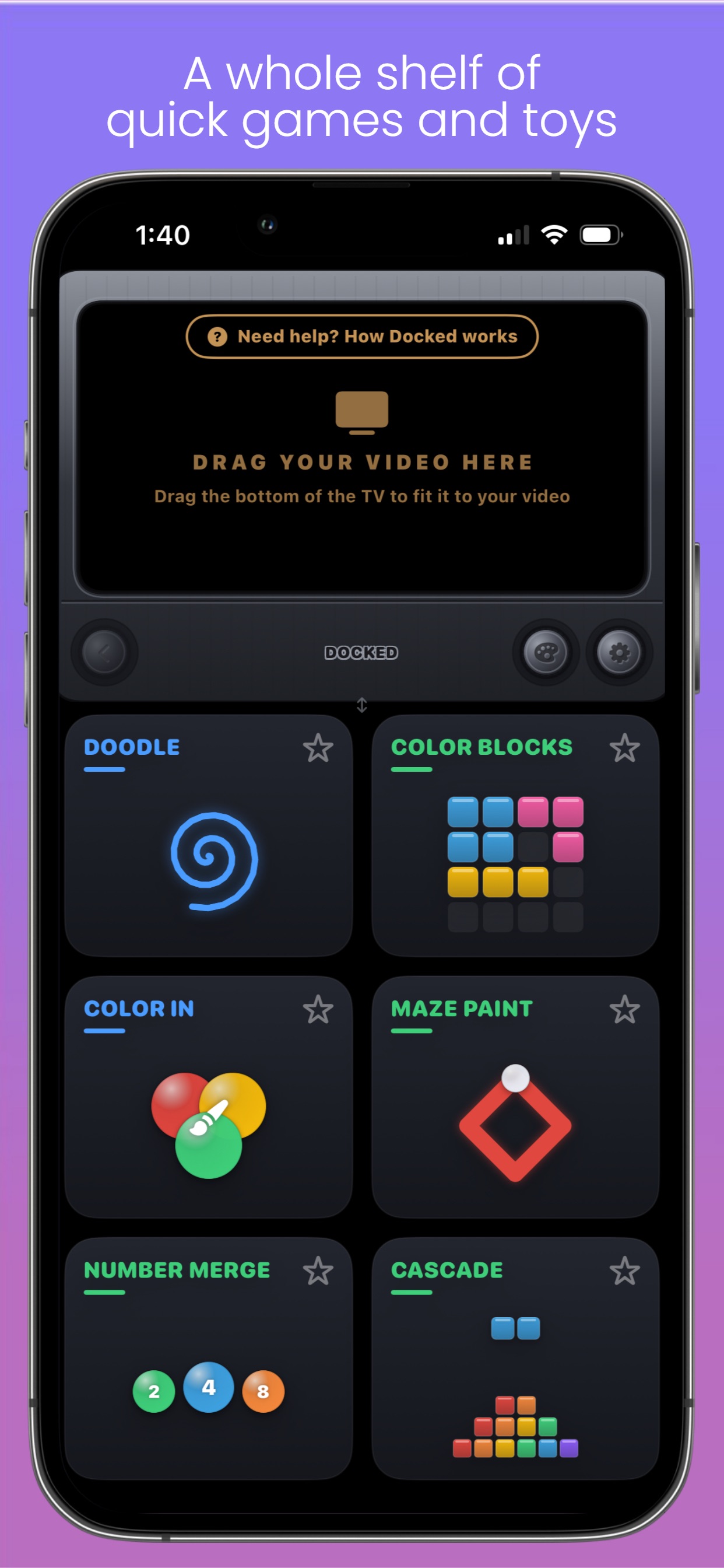 Screenshot 3 of Docked: Video Companion