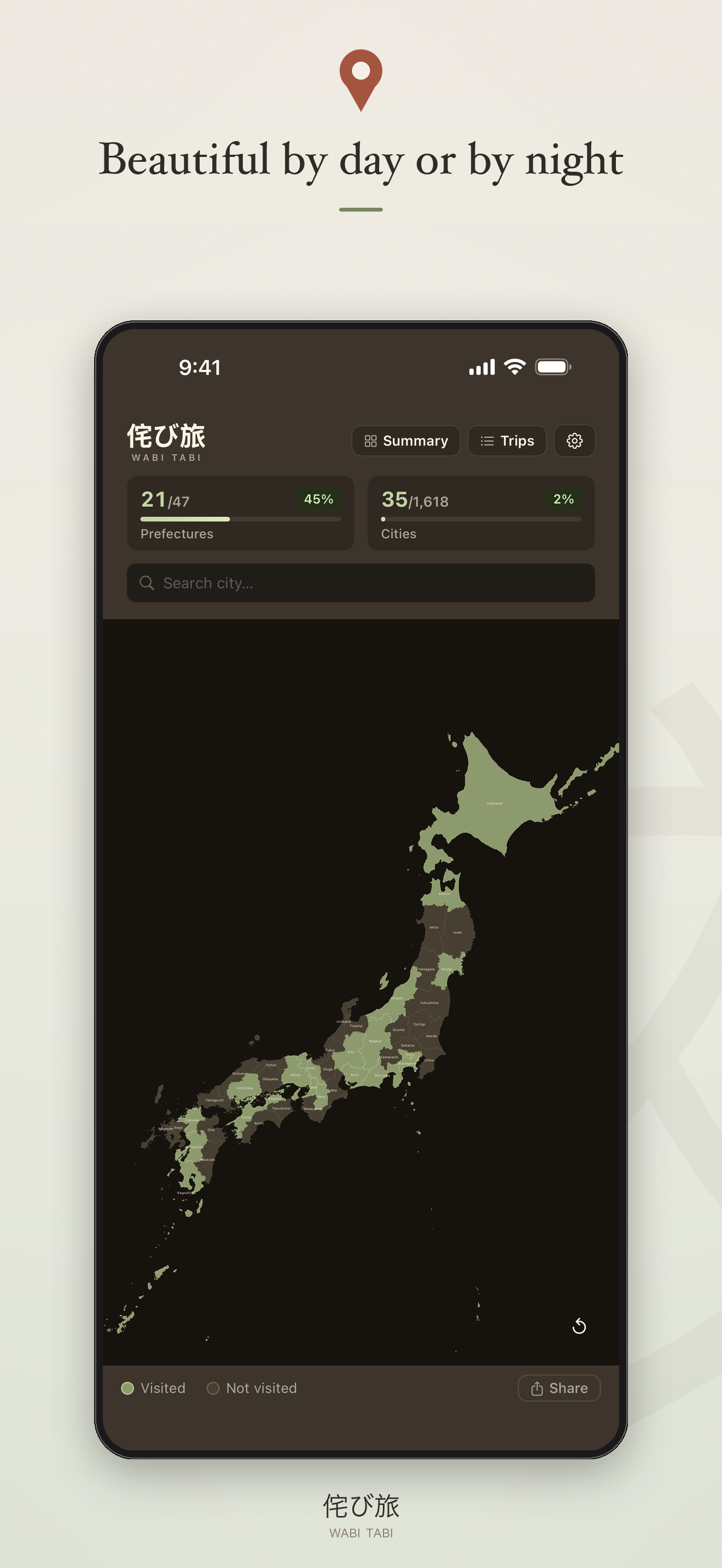 Wabi Tabi — Japan Travel Map screenshot 8