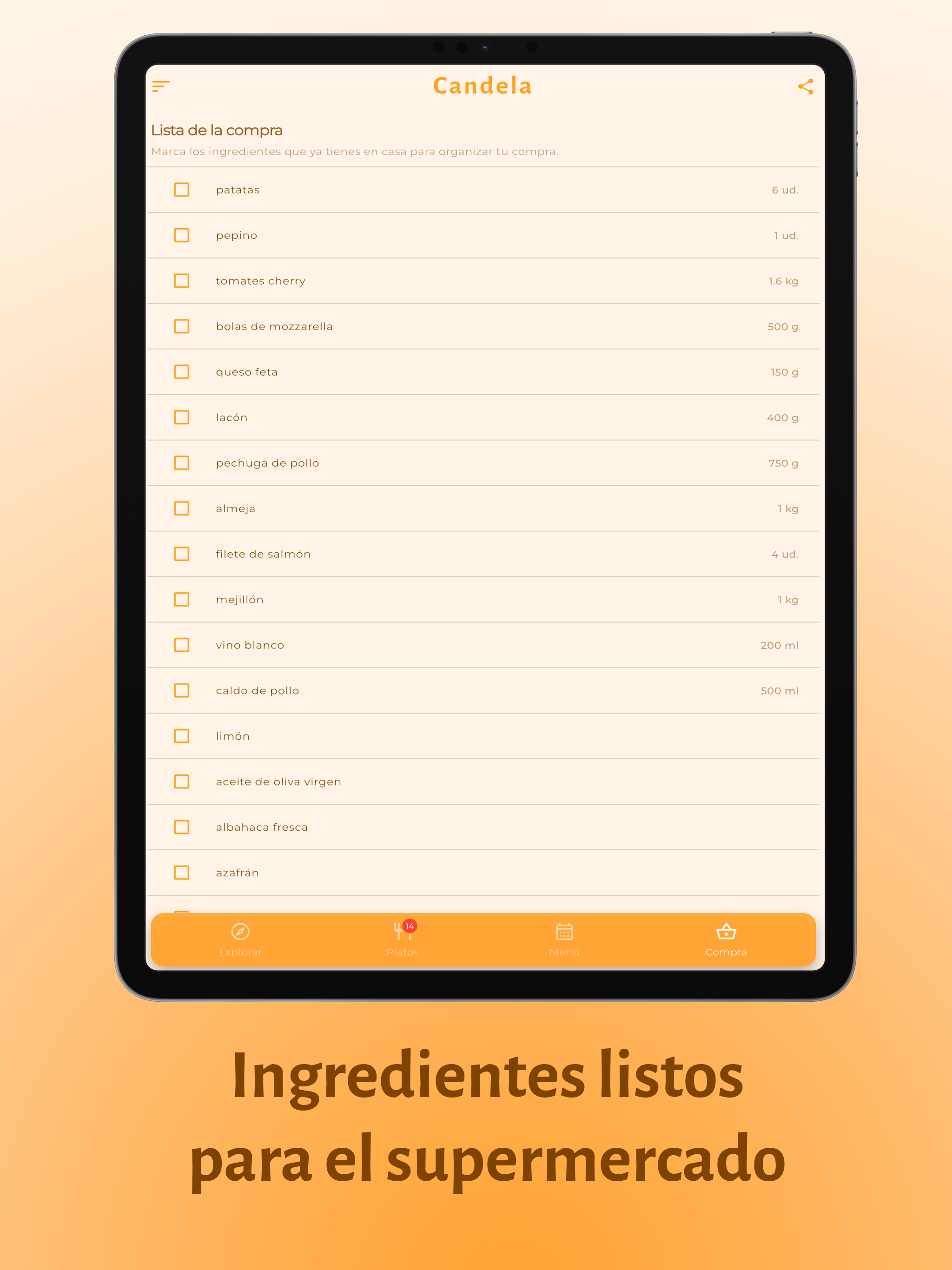 Candela: Qué cocinar hoy