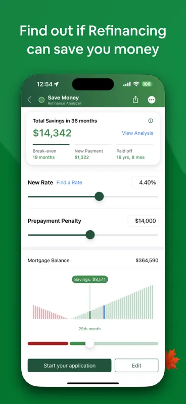 Canadian Mortgage App screenshot 7 of 10