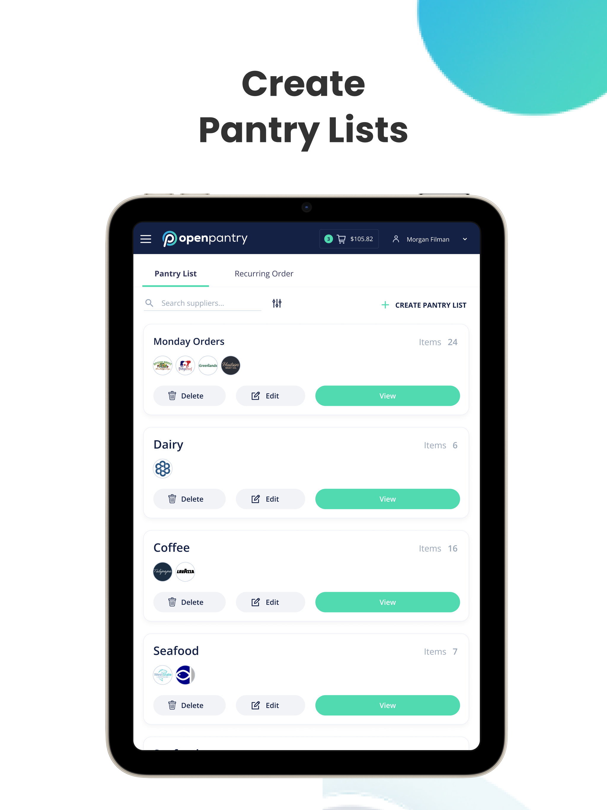 Open Pantry