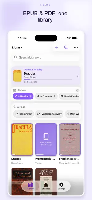 EPUB Reader - Violire screenshot 1