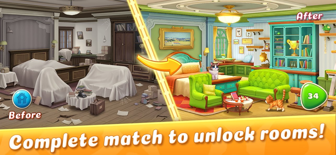 Kitten Match Hack screenshot 4 - game app interface