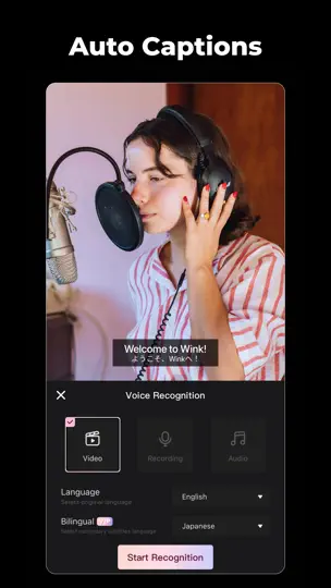 Скриншот Wink: Video Enhancer & Editor на iPhone 9