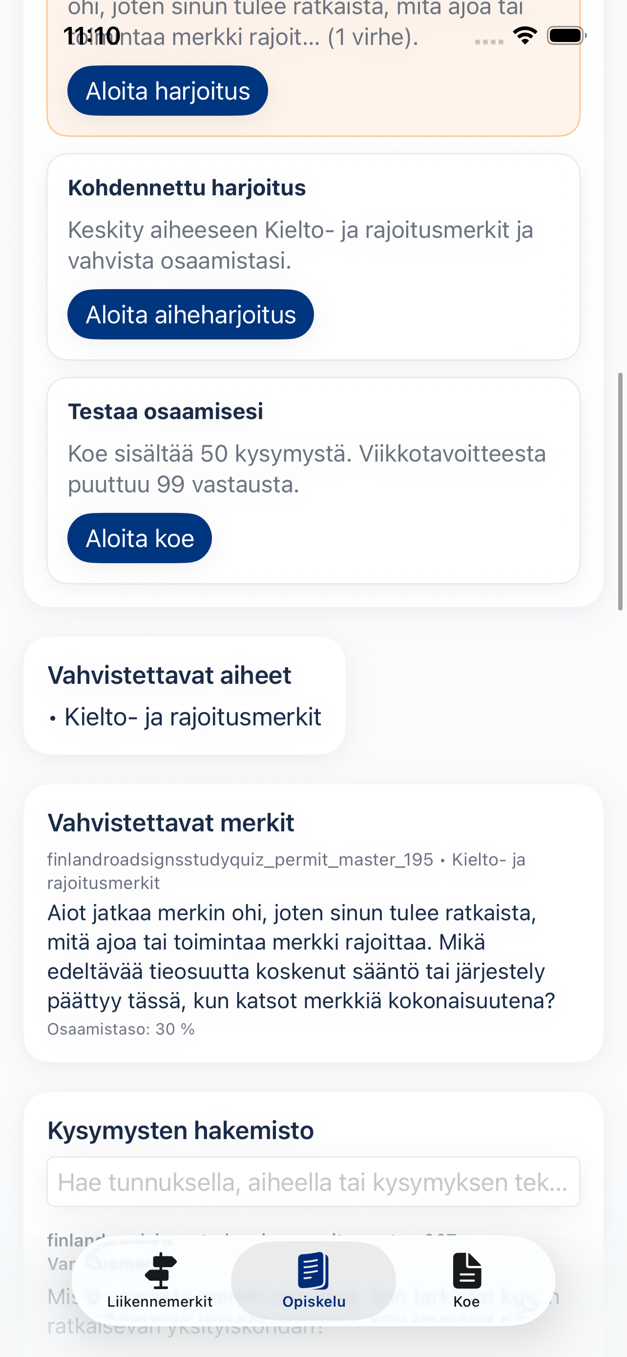 Suomen Liikennemerkit 2026 screenshot 7