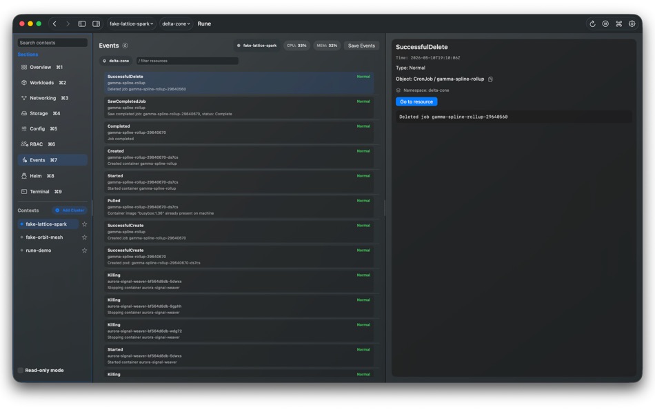 #3. Rune Kubernetes Client (macOS) โดย: Viktor Nyberg