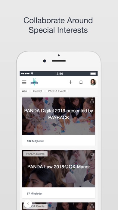 PANDA Women Leadership Network app screenshot