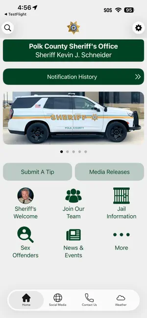 Polk County Sheriff's IA screenshot 1
