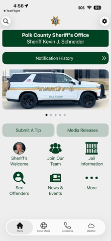 Polk County Sheriff's IA Screenshot 1 of 3