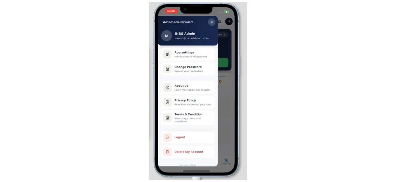 Screenshot #1 pour CADASHBOARD_